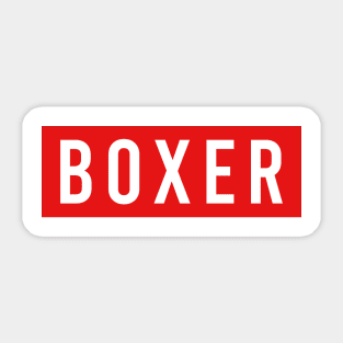 BOXER Sticker